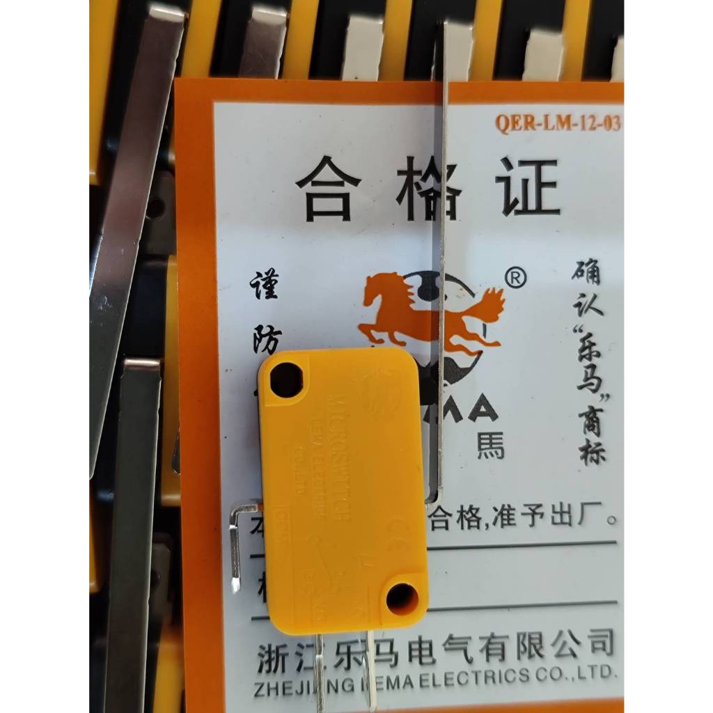 microswitch ไมโครสวิตช์ มีก้าน 27mm LEMA  LEMA KW7-1 KW7-9 50MM