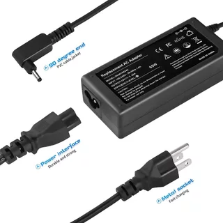 อะแดปเตอร์โน๊ตบุ๊คAcer 19V3.42A(65W)*หัวขนาด3.0x1.1mm.*[พร้อมสายไฟAC Power]Swift3 SF314-41 SF314-42 SF314-52 V13 V3-371