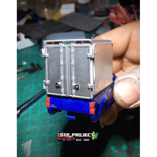 โมเดลตู้ทึบ1/64 เปิดฝาได้ สำหรับใส่รถ Dmax majorette