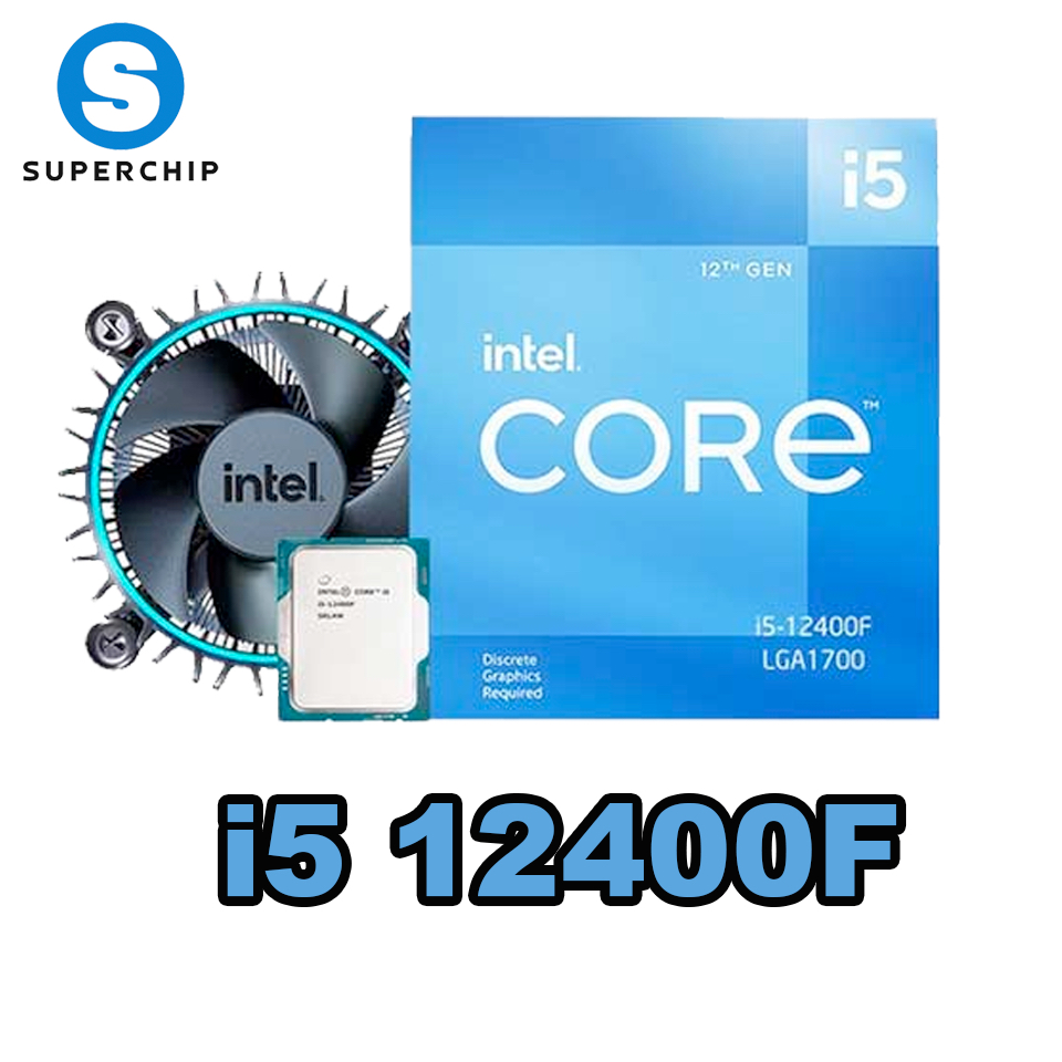 Intel CPU Core i5-12400F 2.5 GHz 6C/12T LGA-1700 ของใหม่