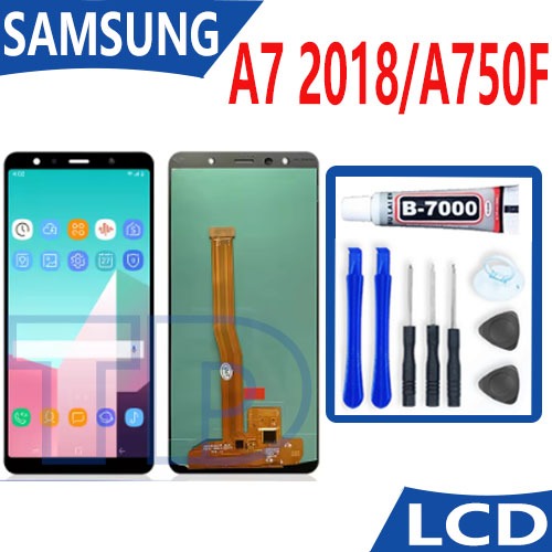 LCD Samsung A7 2018 / A750F หน้าจอ+ทัช หน้าจอโทรศัพท์ หน้าจอ จอ A7 2018 / A750F จอแถมชุดไขควง+กาว