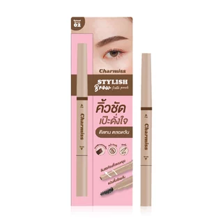 ดินสอเขียนคิ้ว Charmiss Stylish Brow Auto Pencil เขียนคิ้ว คิ้วสวย กันน้ำ กันเหงื่อ
