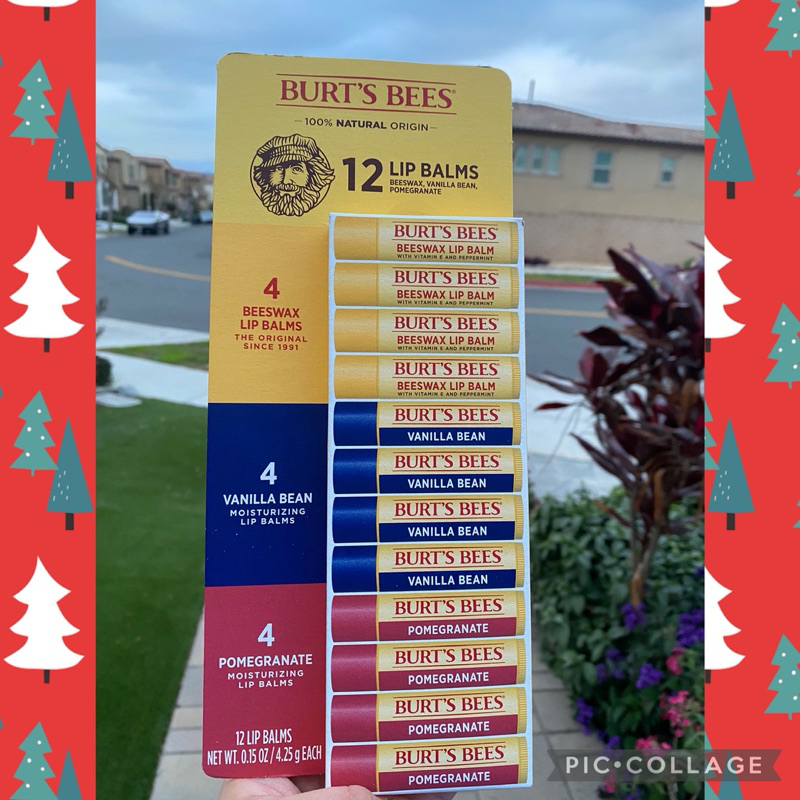 Burt’s Bees Lip Balm ของแท้จาก🇺🇸มีทั้งหมด3สี แยกขาย1เเท่ง