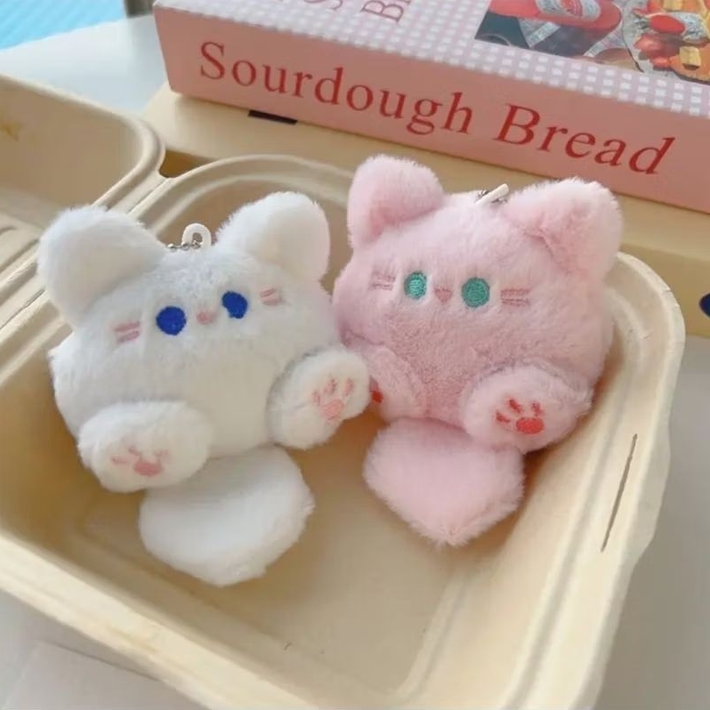 พร้อมส่งจากไทย  🐱 พวงกุญแจแมว พวงกุญแจน้องแมว ตุ๊กตาแมว ขนนิ่ม ที่ห้อยกระเป๋า จี้ห้อยกระเป๋า ตุ๊กตาแมว