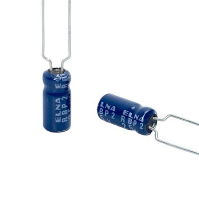 22uf 25V ELNA คาปาซิเตอร์ Electrolytic Capacitor ลำโพง วงจรขยายเสียง (10ชิ้น/Pcs.)