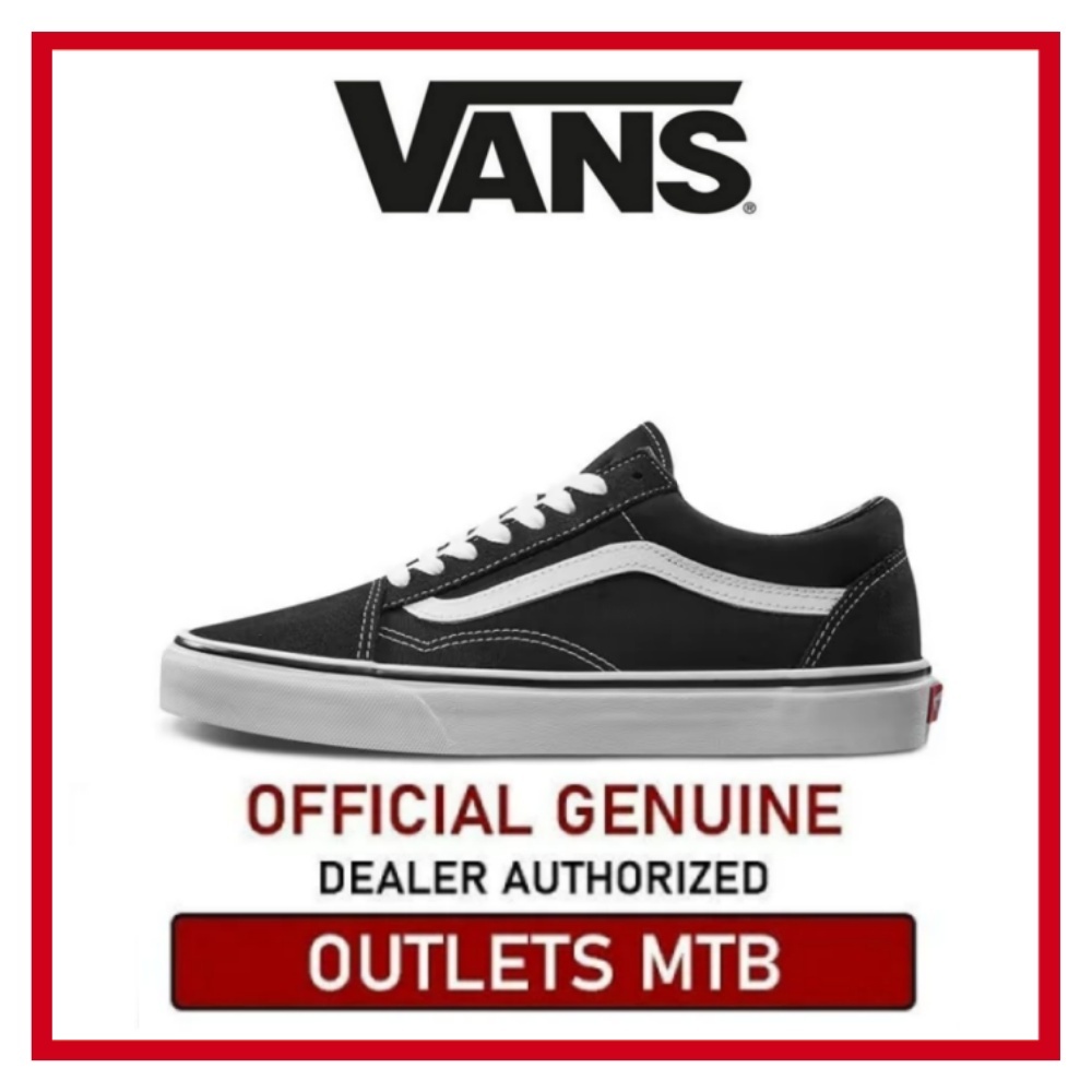 【100%Original】Vans Old Skool Black Low Top Modest Canvas Unisex Leisure running shoes  VN000D3HY28