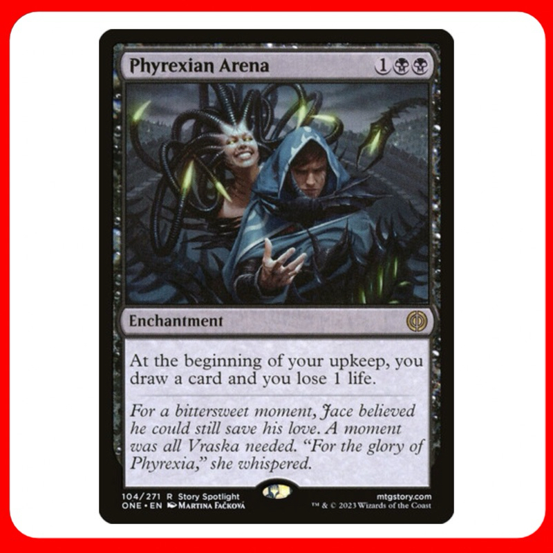 [MTG] Phyrexian Arena [ONE] [BLACK] [RARE] [NORMAL] [ENG] (การ์ดเมจิค / Magic the Gathering) [EDH]