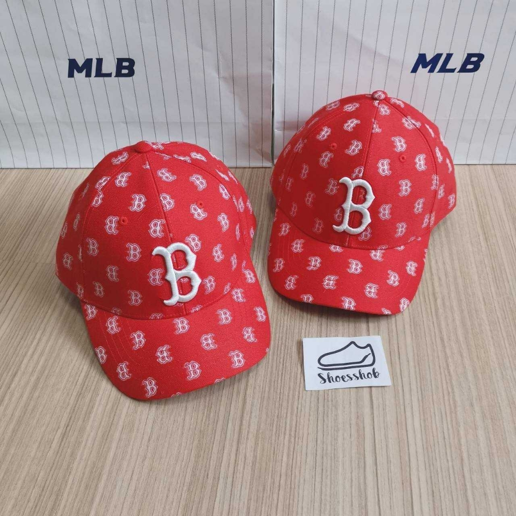 ของแท้ 💯% พร้อมส่ง MLB Monogram Ball Cap หมวก MLB / NY