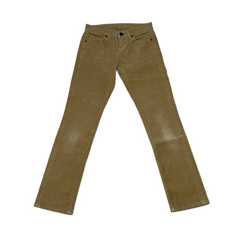 Uniqloกางเกงขายาวลูกฟูกมือสองของแท้100%รหัส(411)