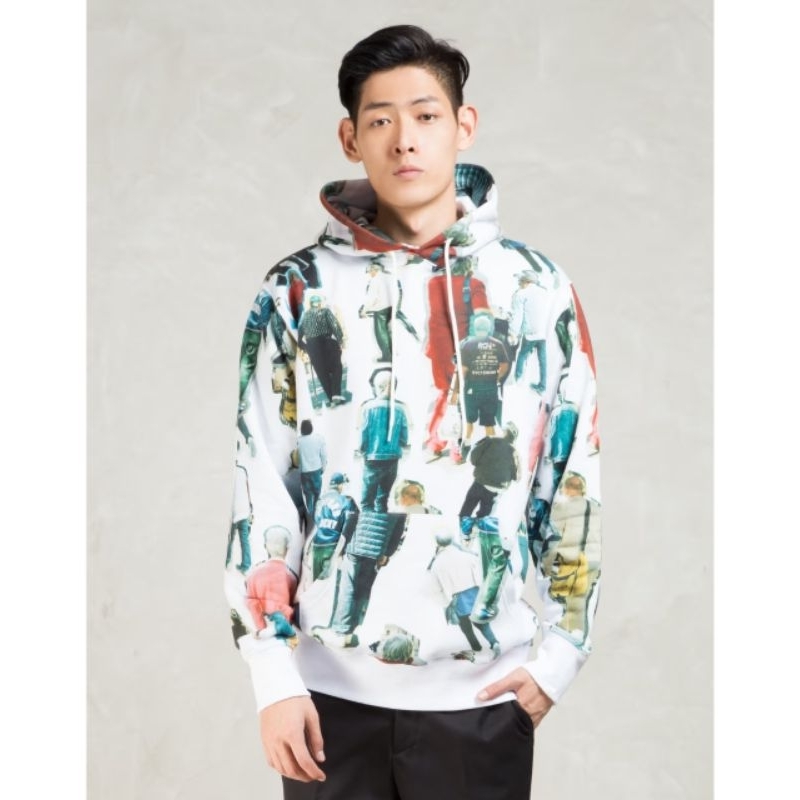 THISISNEVERTHAT Multicolor "Back' Pullover Hoodie แท้ สภาพใหม่ไม่มีตำหนิcollection sold out แล้ว