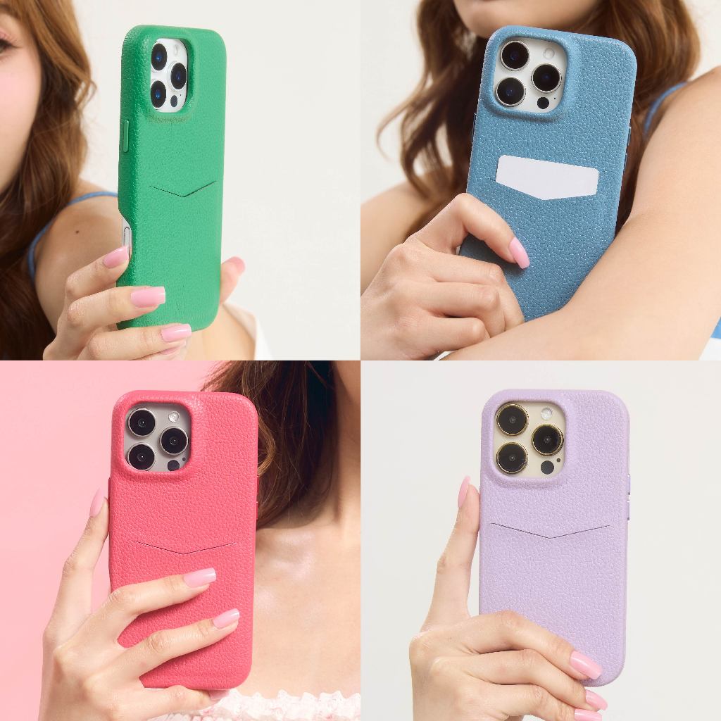 (16 series)MUSE Pebbled Card Holder Phone Case
