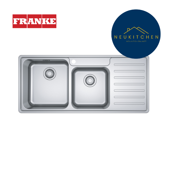 ซิงค์ล้างจาน FRANKE  2 หลุม 1 ที่พักขวา รุ่น BCX 621 RHD