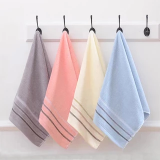 ผ้าขนหนู 33*73cm คอตตอน cotton100% สำหรับเช็ดผม ไม่ใช่ผ้าผืนใหญ่ เหมาะสำหรับเด็กและผู้ใหญ่