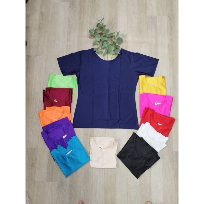 เสื้อแอโรบิคแขนสั้น/เสื้อยึดใส่ออกกำลังกาย