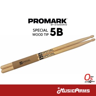 PROMARK LA SPECIAL LA5BW ไม้กลอง LA Special 5B Wood Tip Musi…