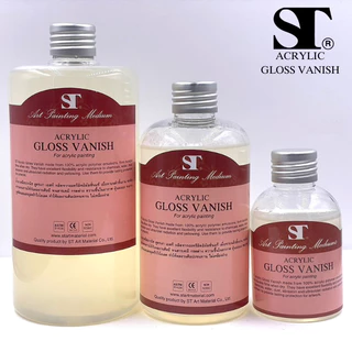 ST ACRYLIC GLOSS VANISH น้ำยาเคลือบวานิช สูตรเงา
