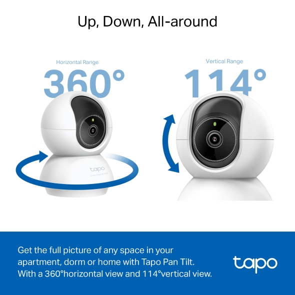 ⚡️กล้องวงจรปิดไวไฟ⚡️TP-Link (Tapo C230) 3K 5MP Pan/Tilt AI Home Security Wi-Fi Camera Two-Way Audio มี AI ตรวจจับ คมชัด