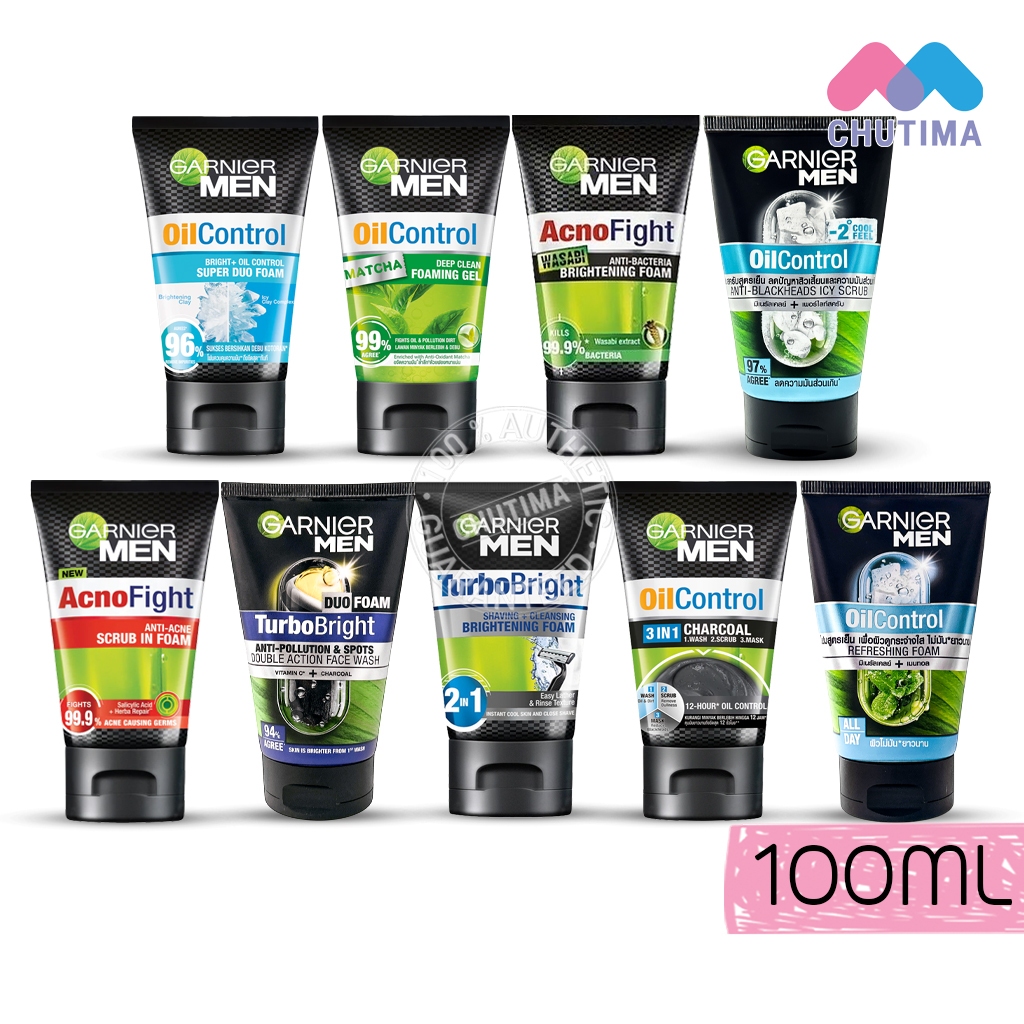 โฟมล้างหน้าสำหรับผู้ชาย การ์นิเย่ เมน โฟม Garnier Men Foam 100ml.
