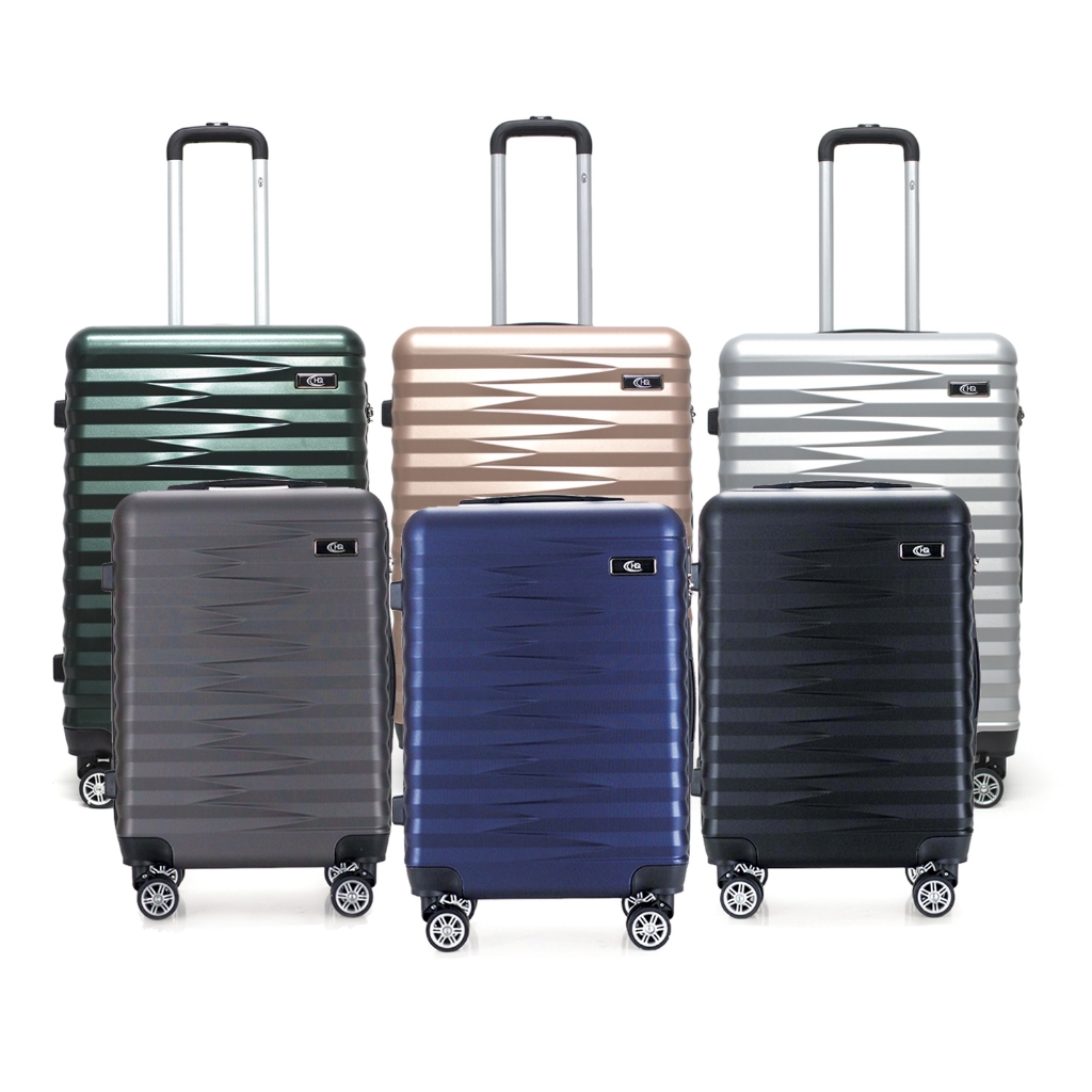 HQ LUGGAGE กระเป๋าเดินทาง ABS 4 ล้อคู่ กุญแจล็อค 3 รหัส รุ่น 8864