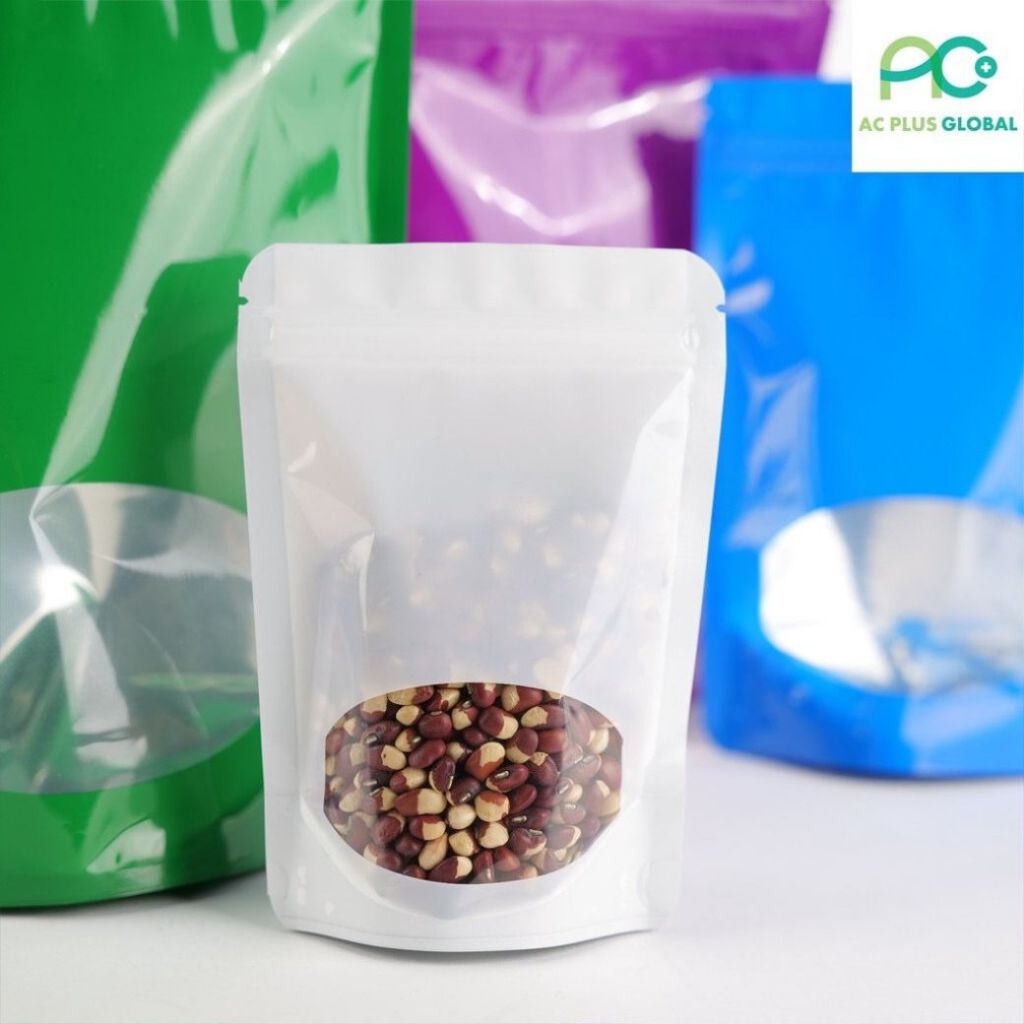 ถุงซิปล็อค ถุงฟอยด์ หน้าต่างวงรี ตั้งได้ (สีขาว) [50 ใบ] - Acplusglobal - รูปที่ 4