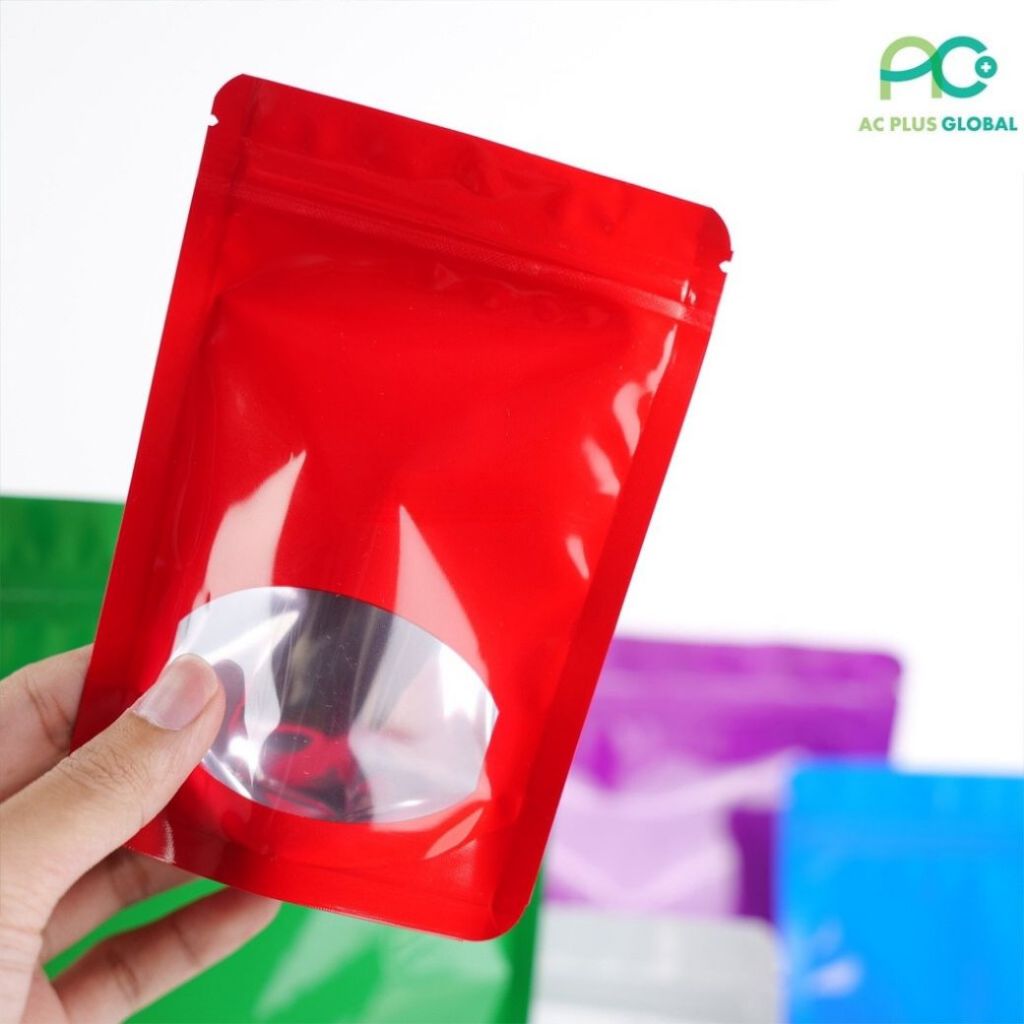 ถุงซิปล็อค ถุงฟอยด์ หน้าต่างวงรี ตั้งได้ (สีขาว) [50 ใบ] - Acplusglobal - รูปที่ 3