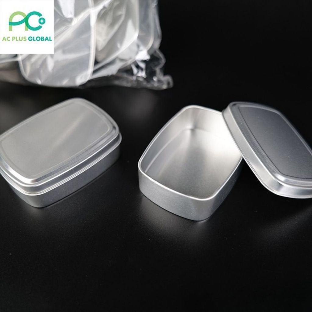 ตลับ ตลับอลูมิเนียม ทรงสี่เหลี่ยม (10 ใบ/แพค) - acplusglobal
