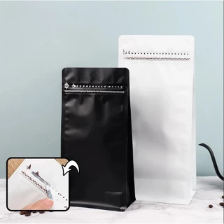 [50ชิ้น] ถุงกาแฟมีวาล์ว ถุงฟอยล์บรรจุเมล็ดกาแฟ Cube Coffee Bag 500g / 1000g ถุงเปล่าแพ็คเกจจิ้งกาแฟ
