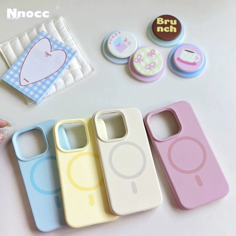 Silicone Case Magnetic เคสซิลิโคนนิ่มบุกำมะหยี่ รูปที่ 8