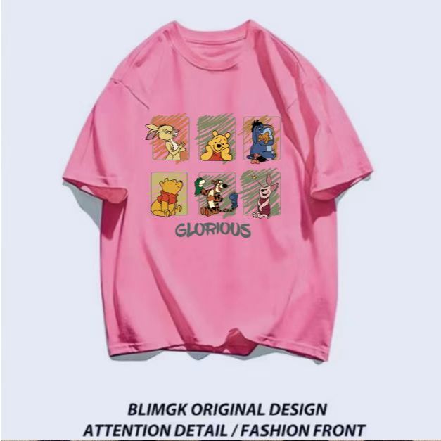 เสื้อยืดลายน่ารัก เนื้อผ้าคอตตอลแท้ CM92  สีไม่ตกเนื้อผ้าดี ตัดเย็บดี - รูปที่ 6