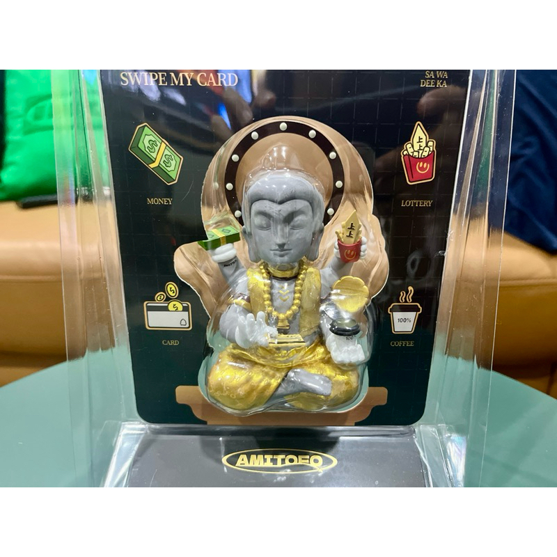 •พร้อมส่ง• Amitofo อมิโทโฟ art toy 120% หลวงเจ๊ปาง swipe my card ของแท้