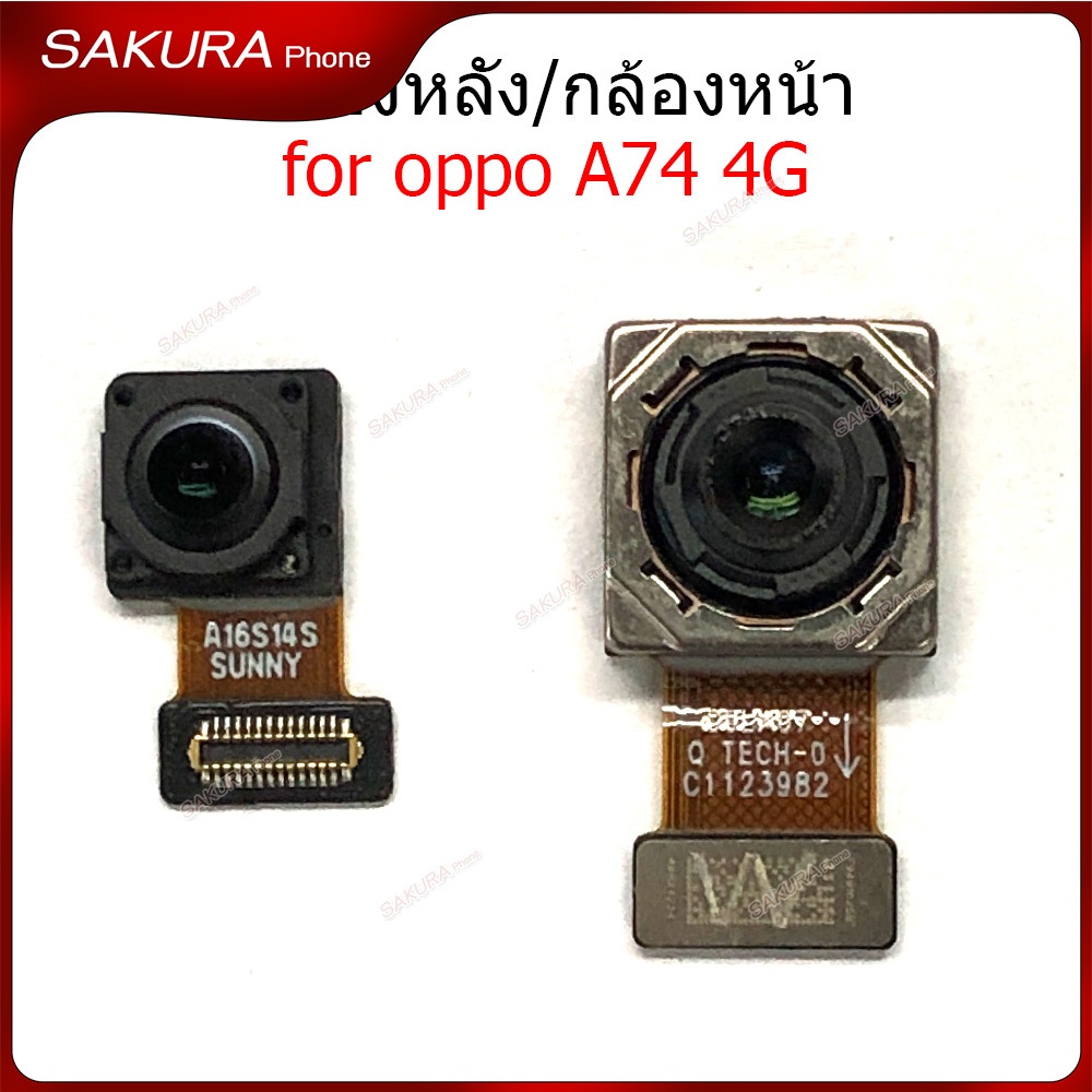 กล้องหน้า  กล้องหลัง OP A74 4G สำหรับ OPPO A74 4G แพรกล้องหน้า