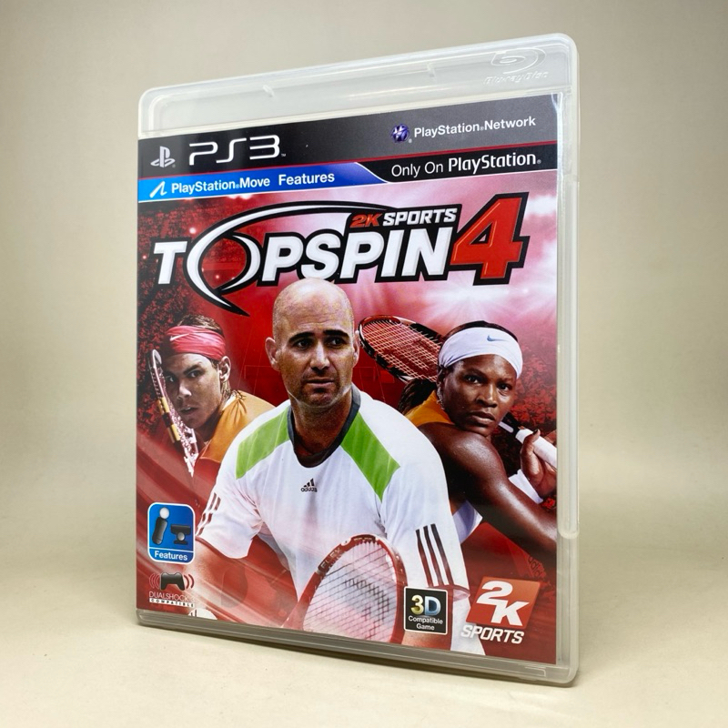 [Rare] Topspin 4 (PS3) | PlayStation 3 | แผ่นแท้เกมเพลสเตชั่นสาม | Zone 3 Asia | English | ใช้งานปกต