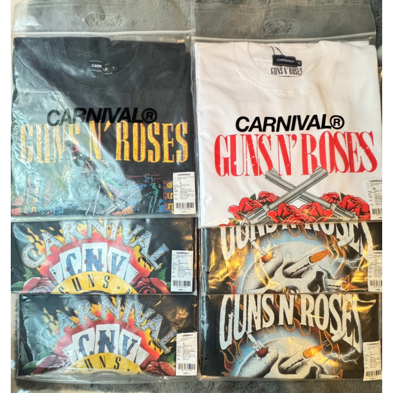 เสื้อ CARNIVAL  GUNS N’ ROSES🥀