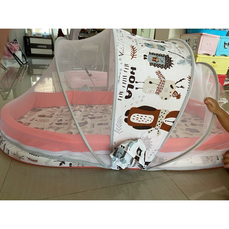 ที่นอนเด็ก Camera พร้อมมุ้งครอบ Camera