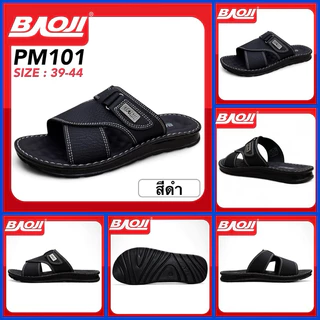 BAOJI SANDALS รองเท้าแตะหนังชาย รุ่น PM101/PM102