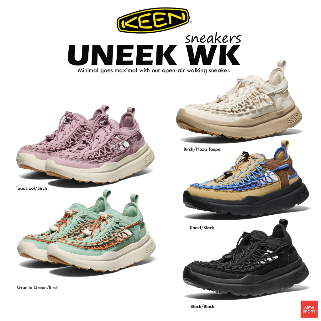 [รุ่นใหม่ล่าสุด] KEEN UNEEK WK นุ่ม ใส่สบาย รุ่นพัฒนาใหม่ รองเท้า คีน แท้ ได้ทั้งชายหญิง
