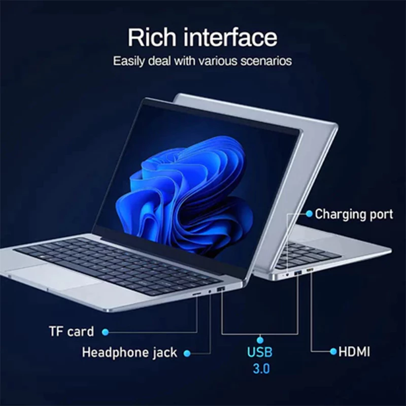 โน๊ตบุ๊ค Lenovo Intel Core i5 เล่นเกมแล็ปท็อป 14 นิ้วหน้าจอ IPS laptops แล็ปท็อปเพื่อการเรียนรู้การทำงาน Windows 11 Pro thumbnail 10