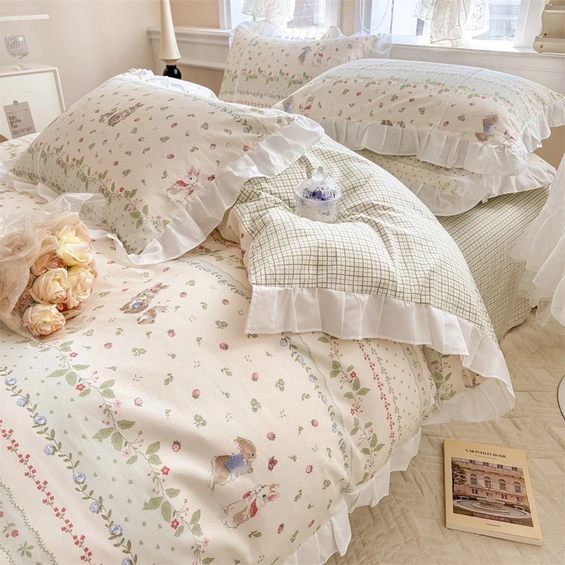 ชุดผ้าปูที่นอน Cotton รุ่น Labfundee 6 ชิ้น พร้อมผ้านวม 7 ฟุต thumbnail 5