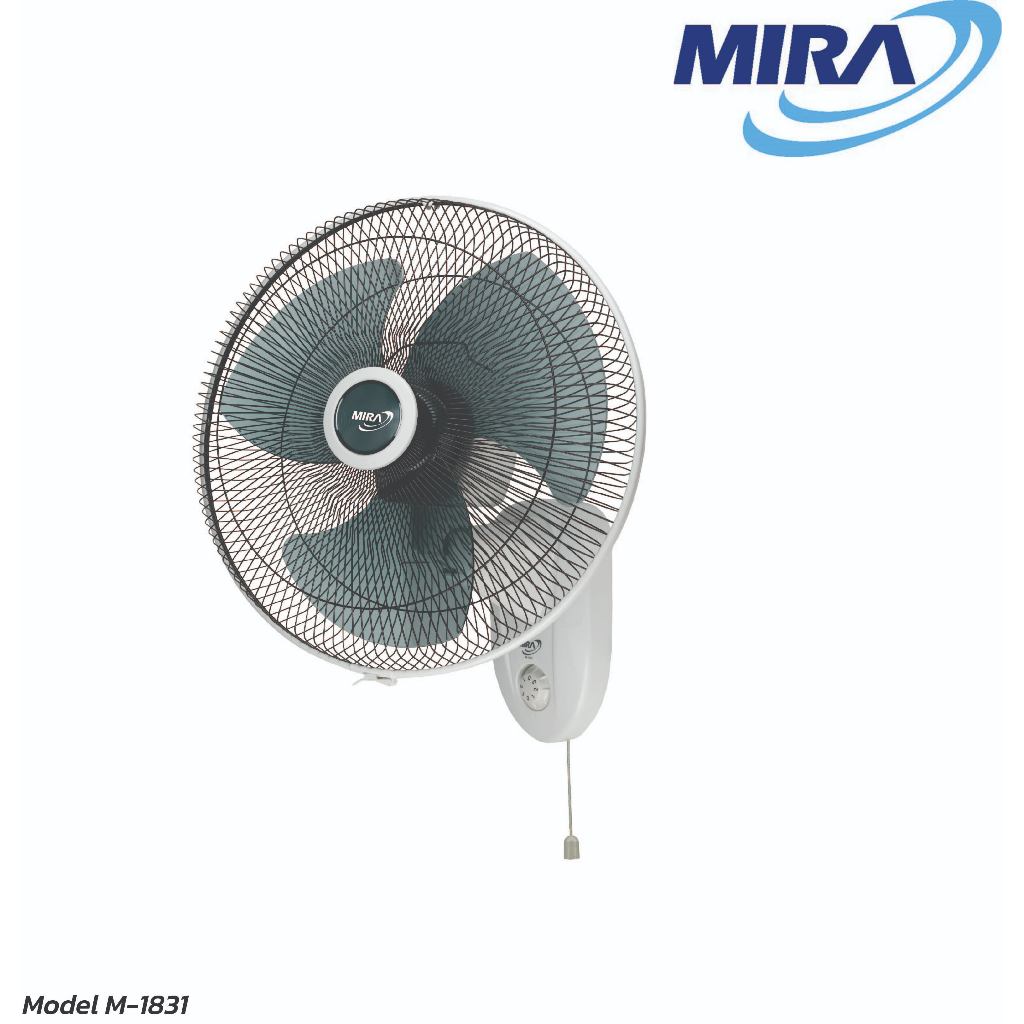 MIRA มิร่า พัดลมติดผนัง 18 นิ้ว (1สาย) รุ่น M-1831 ราคา ถูกที่สุด ดีลบีเคเค แกลเลอรีภาพที่ 2