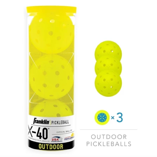 Franklin X-40 Performance Outdoor Ball (3 ball) with Franklin packaging