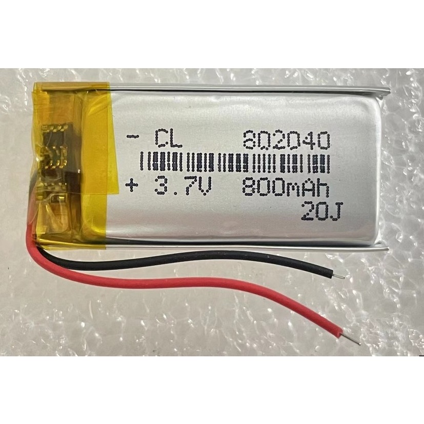 Battery Li-Polymer เบอร์ 802040 3.7V 800 mAh (2284)