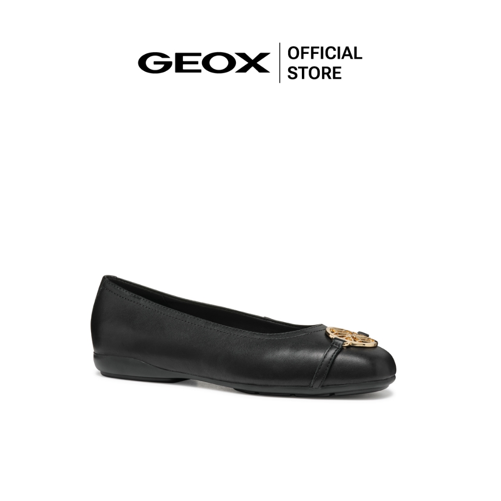 GEOX รองเท้าหนังผู้หญิง รุ่น D ANNYTAH W - BLACK SS25 (D55XYAC9999F_S5BKXX)