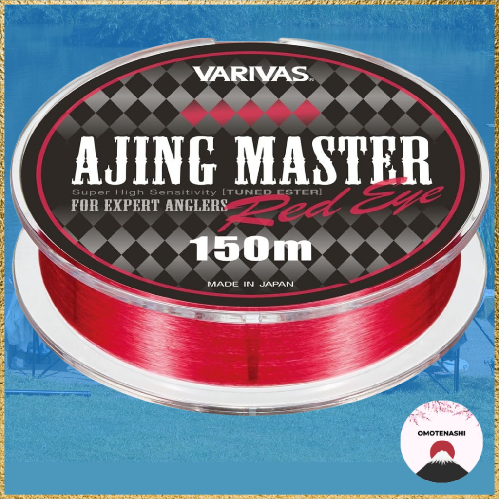 VARIVAS Fishing Line - Ajing Master Estel Red Eye (0.2, 0.25, 0.3, 0.4)