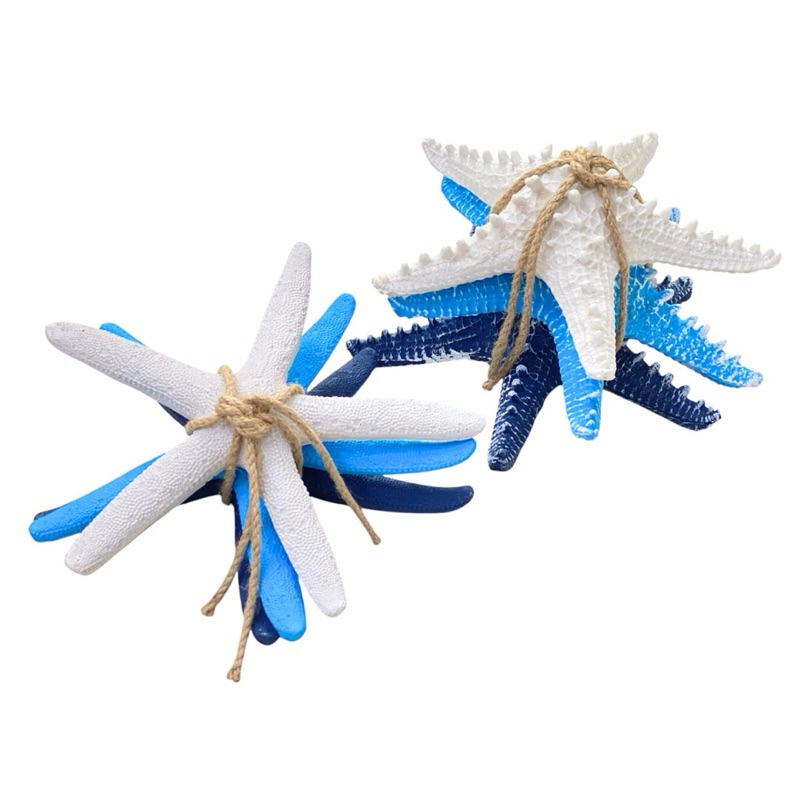 ดาวทะเล ปลาดาวตกแต่ง ดาวทะเลเรซิ่น โมเดลดาวทะเล ปลาดาว Starfish ของตกแต่งแนวทะเล พร้อมส่งจากกรุงเทพฯ