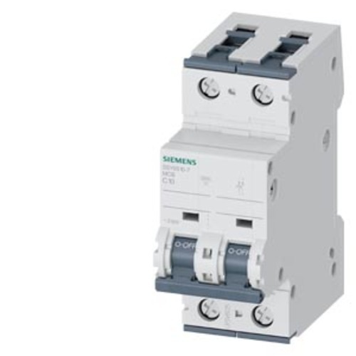 5SY6510-7 Miniature circuit breaker 230 V 6kA, 1+N-pole C, 10A, D=70 mm