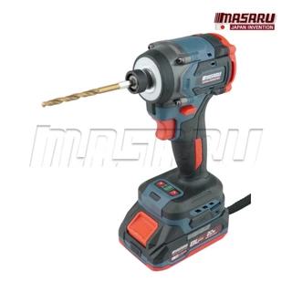 MASARU ไขควงกระแทกไร้สาย รุ่น SCDI-155 20V 4 ระบบ งานเจาะ งานสกูร ปรับความเร็วได้ถึง 4 ระดับ