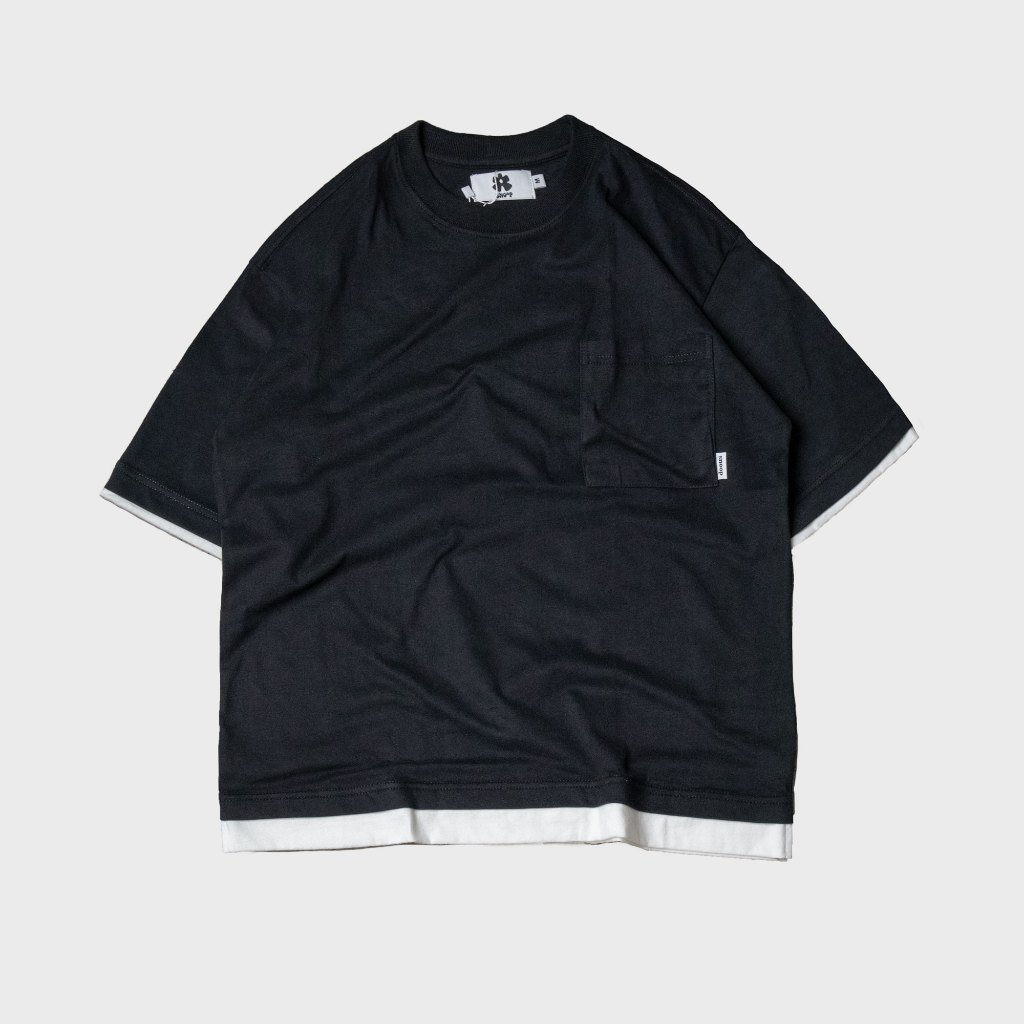 Oversize double layers tee