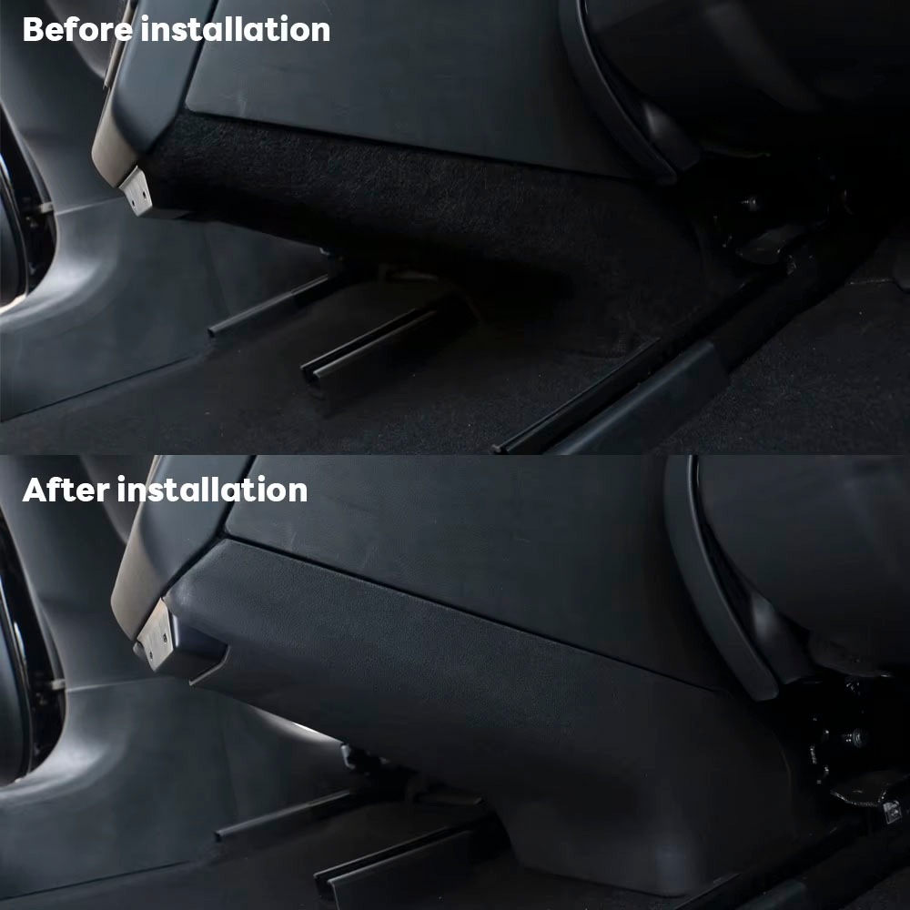 🚚จัดส่งจากไทย🚚แผ่นกันรอยใต้ช่องแอร์ Tesla Model 3 Highland/New Y Juniper แผ่นป้องกันการเตะ ตกแต่งภายในรถ - รูปที่ 2