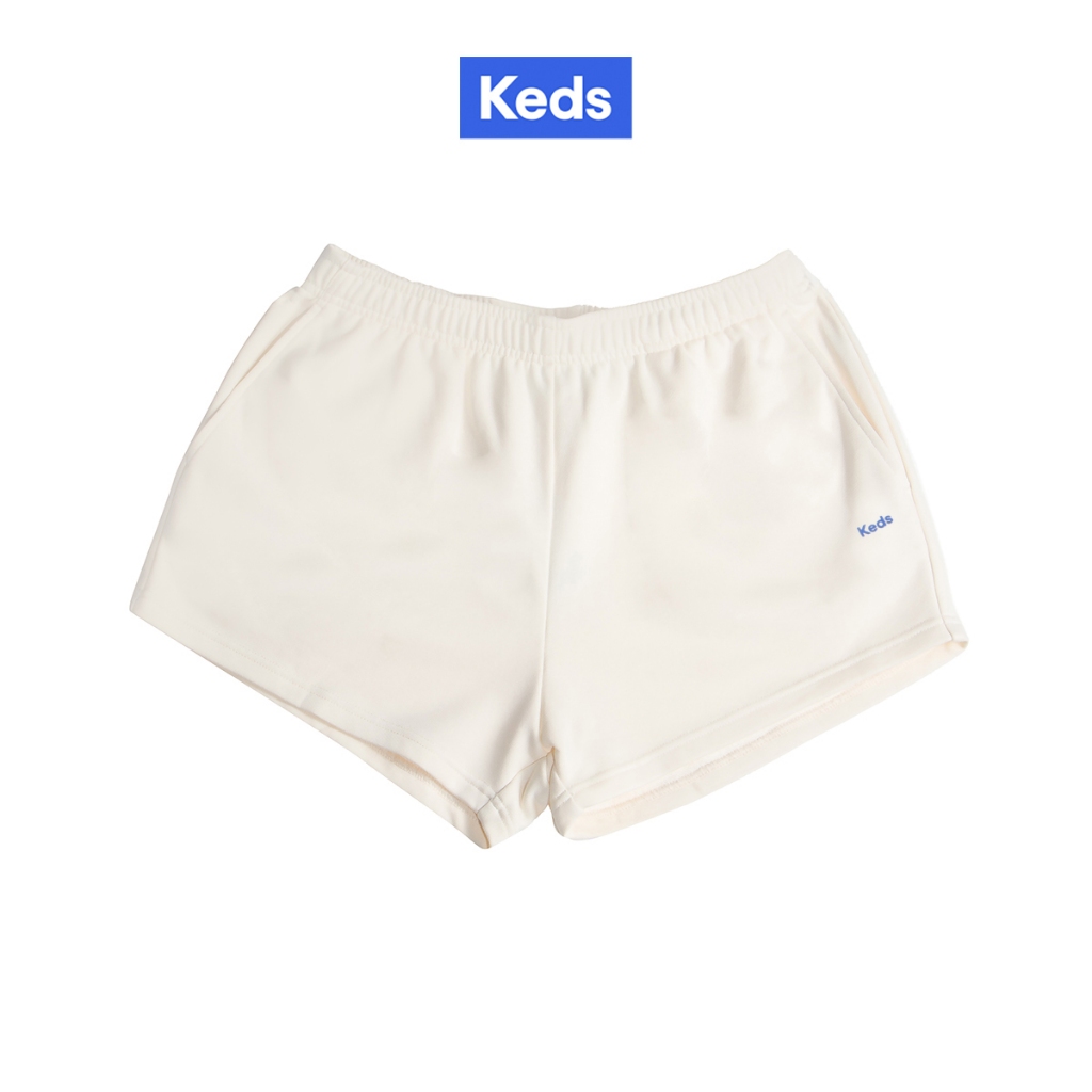 KEDS กางเกงวอร์มขาสั้น รุ่น KEDS SWEATSHORTS สีครีม ( F24APB02010 )