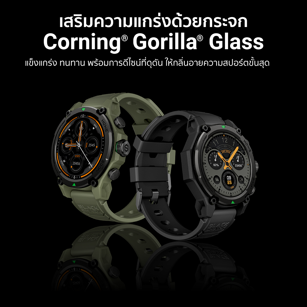 [ลดเหลือ 2092] Black Shark GS3 สมาร์ทวอทช์ นาฬิกา Smartwatch GPS โทรออกได้ กันน้ำ 5ATM & IP69K มาตรฐาน MIL-STD 810H -1Y - รูปที่ 4